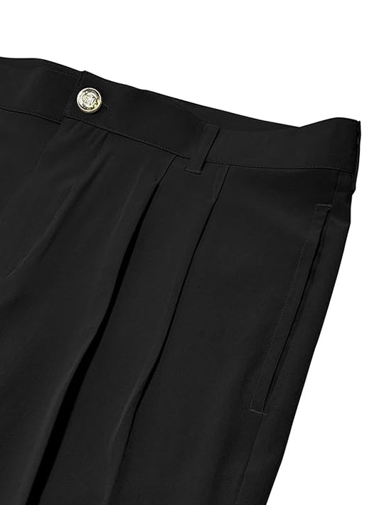 zf4shion Men’s Loose Fit Formal Trousers