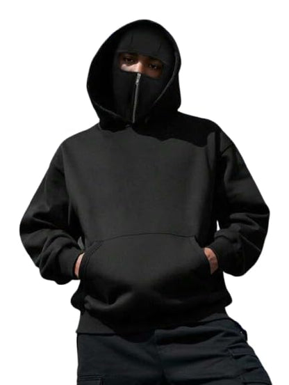 zf4shion ShadowCore Full-Cover Hoodie – Urban Streetwear Fit