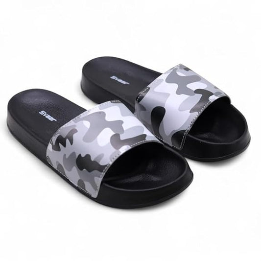 zf4shion UrbanCamo Slides – Lightweight Streetwear Slippers(Svaar)