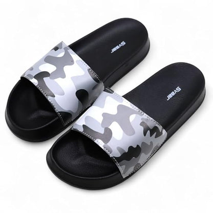 zf4shion UrbanCamo Slides – Lightweight Streetwear Slippers(Svaar)