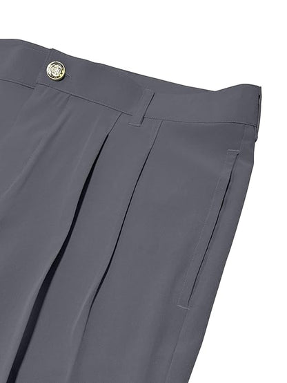 zf4shion Men’s Loose Fit Formal Trousers