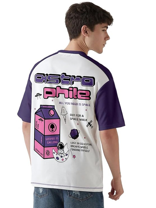 zf4shion AstroPhile Graphic Raglan T-Shirt – Oversized Streetwear Tee