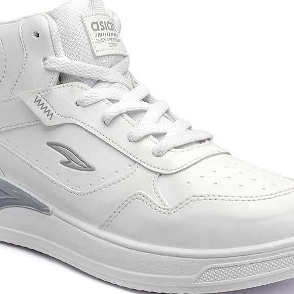 zf4shion White High-Top Streetwear Sneakers