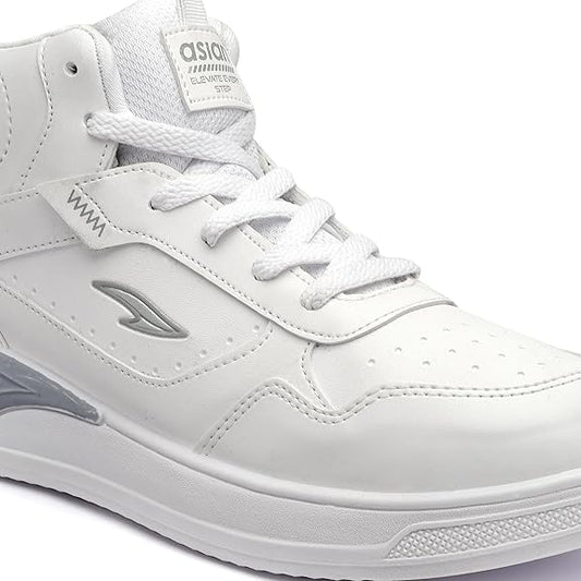 zf4shion White High-Top Streetwear Sneakers