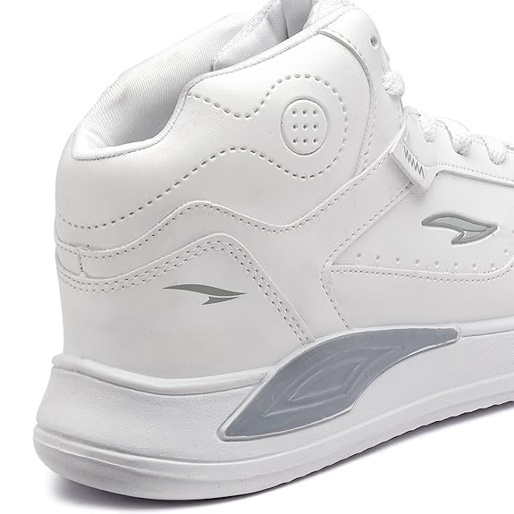 zf4shion White High-Top Streetwear Sneakers
